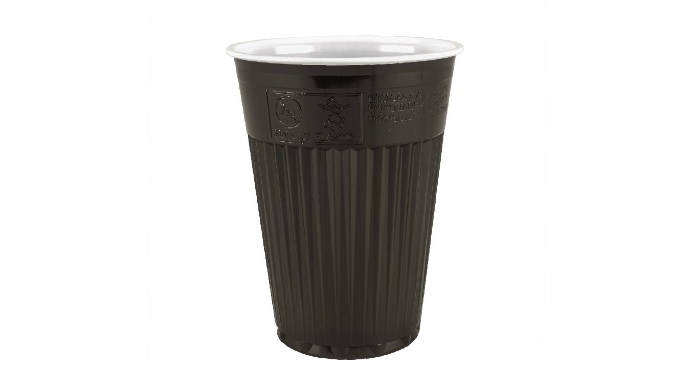 Einwegbecher für Inhalt 180 ml, braun, Pack à 100 Stück