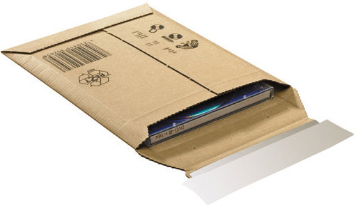 ELCO Versandtaschen safe für z.B. CD, Gewicht 25 g, braun, 25 Stück