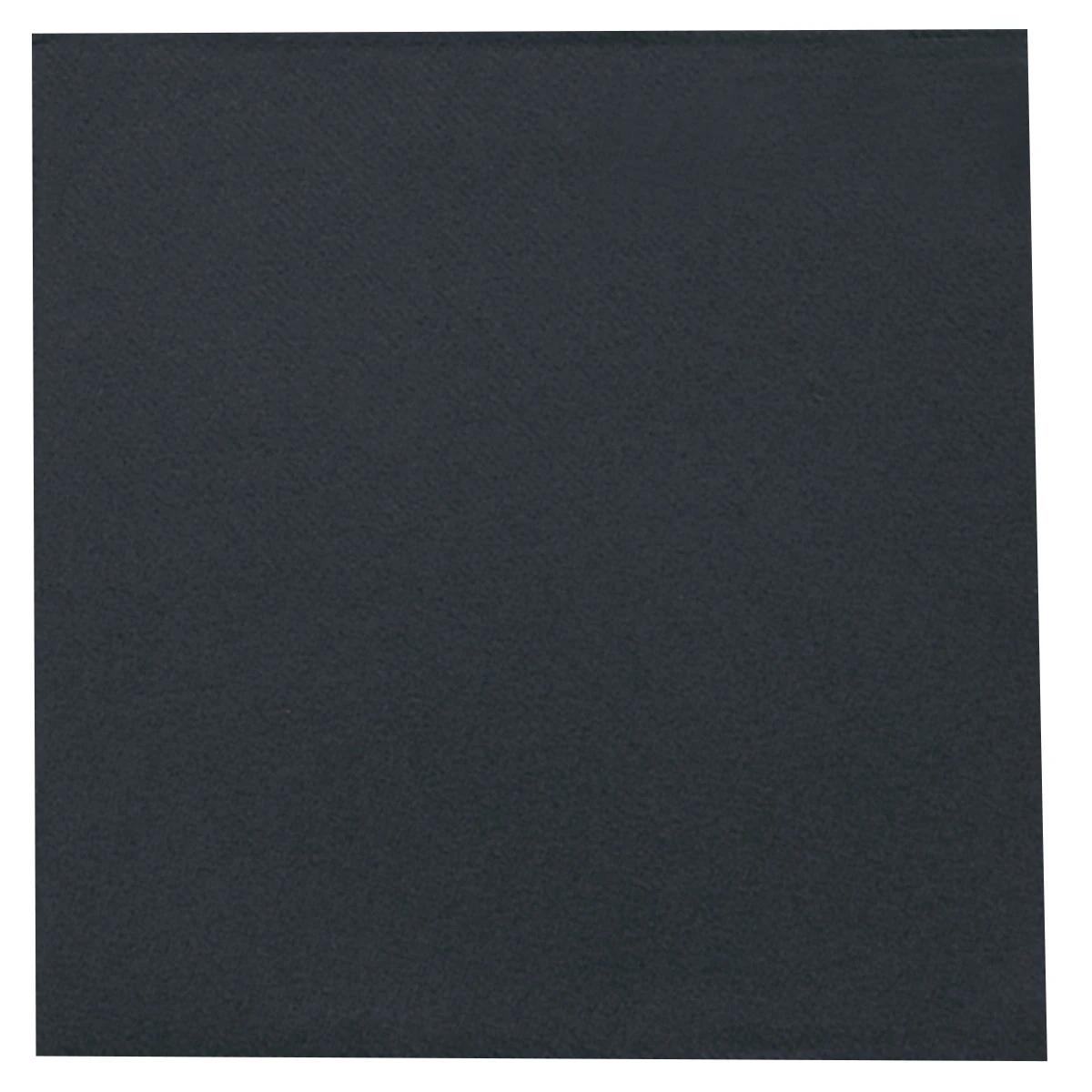 DENI meet Airlaid Servietten schwarz, 40 x 40 cm, 1/4 Falz, Pack à 50 Stück