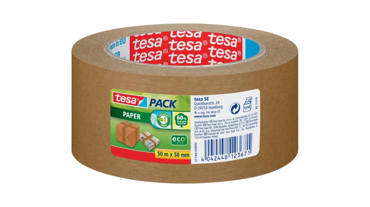 TESA Verpackungsband EcoLogo braun 50 mm x 50 m
