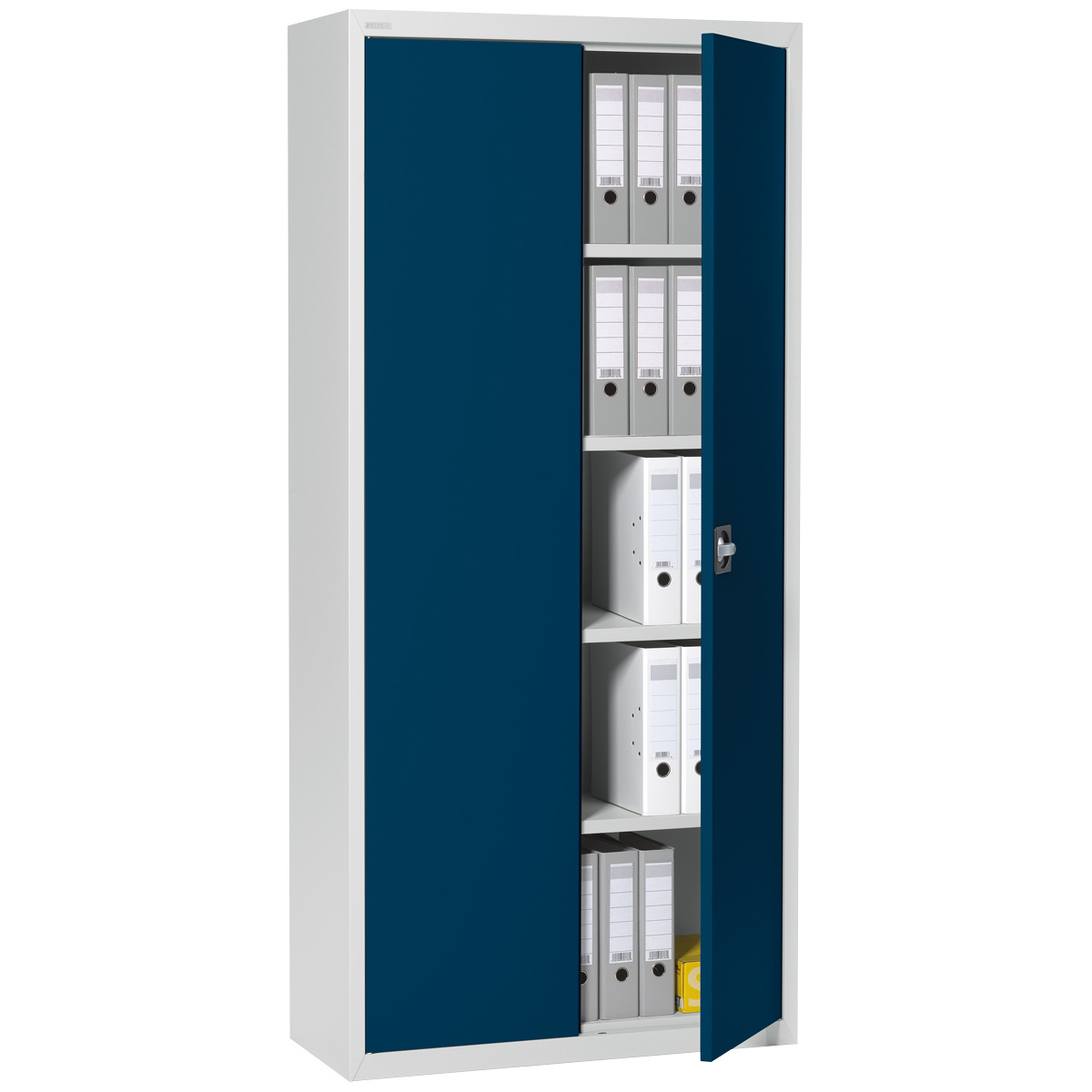 Flügeltürschrank, dunkelblau (RAL 5011)