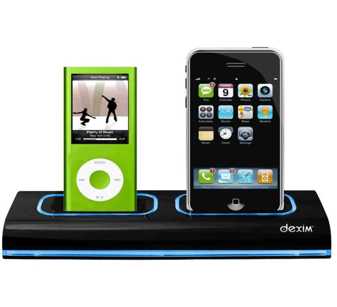 Dexim Dual Dock Charger 30 Pin Connector