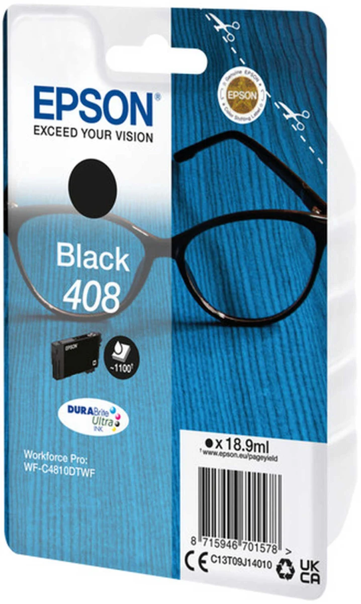 EPSON Tintenpatrone 408 schwarz