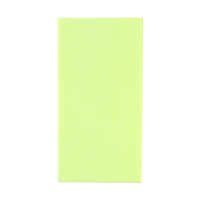 Edelweiss Servietten limonengrün, 3-lagig, 40 x 40 cm, 1/8 Kopffalz, randgeprägt, Pack à 100 Stück