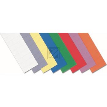 MAGNETOP. Ferrocard Etiketten 80x15mm 12869 assort. 138 Stück