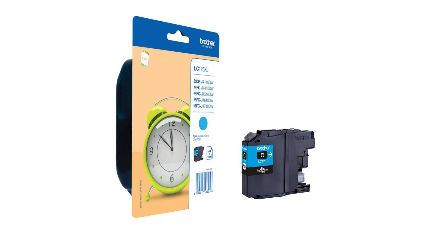 Brother Tintenpatrone cyan High-Capacity (LC-125XLC)