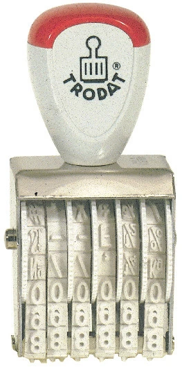 TRODAT Ziffernstempel - 6-stellig - 9 mm