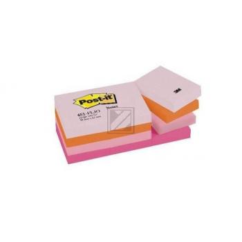 POST-IT Joy 38x51mm 653-FLJO 4-farbig ass./12x100 Blatt