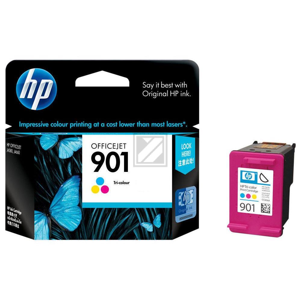 HP Tintendruckkopf cyan/magenta/gelb (CC656AE, 901)