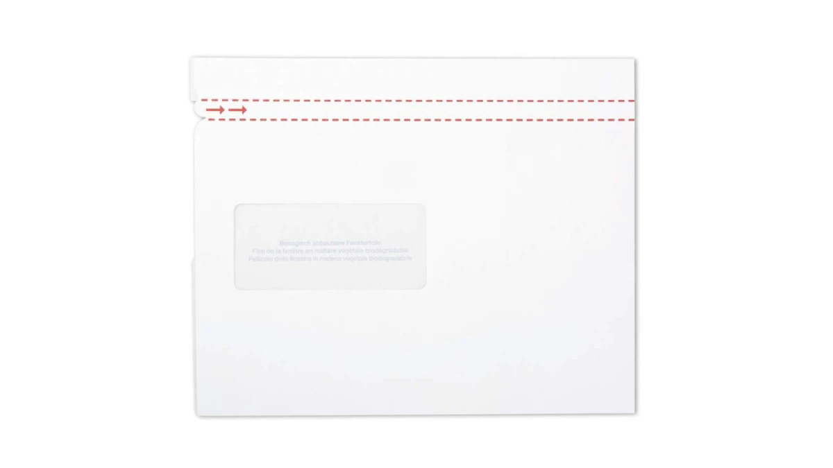 ELCO Quick Vitro Papier C5, neutral , Fenster links