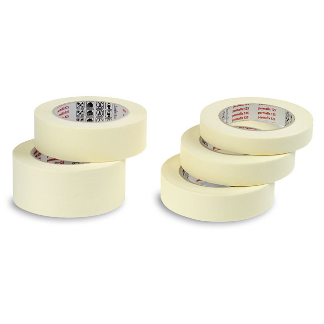 permafix Abdeckband 125 beige, 38 mm x 50 m, 6 Rollen