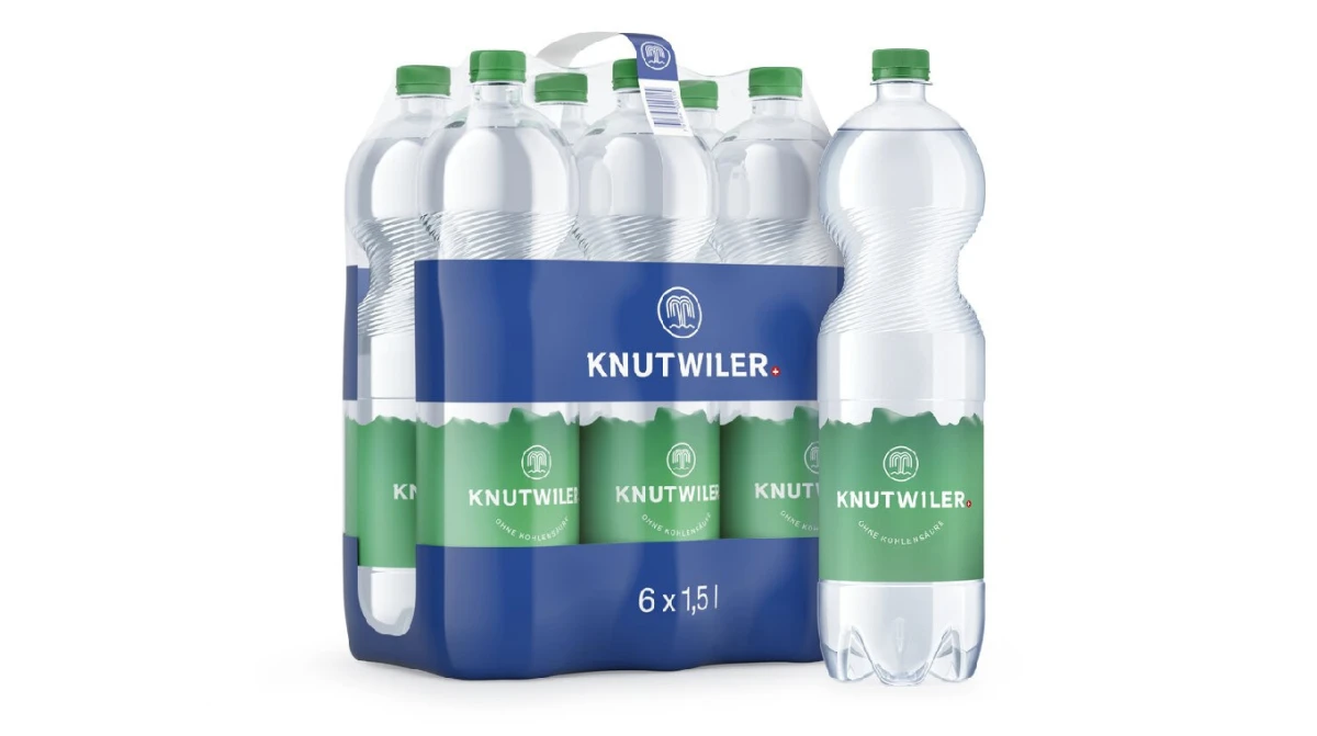 KNUTWILER Mineralwasser ohne Kohlensäure 6 x 1.5 L