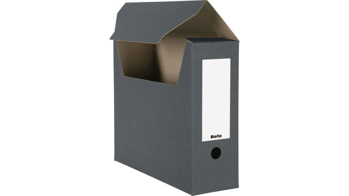 Biella Archivschachteln, grau, Pack à 10 Stück