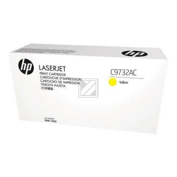 HP Toner-Kartusche Contract (nur für Vertragskunden) gelb (C9732AC, 645AC)