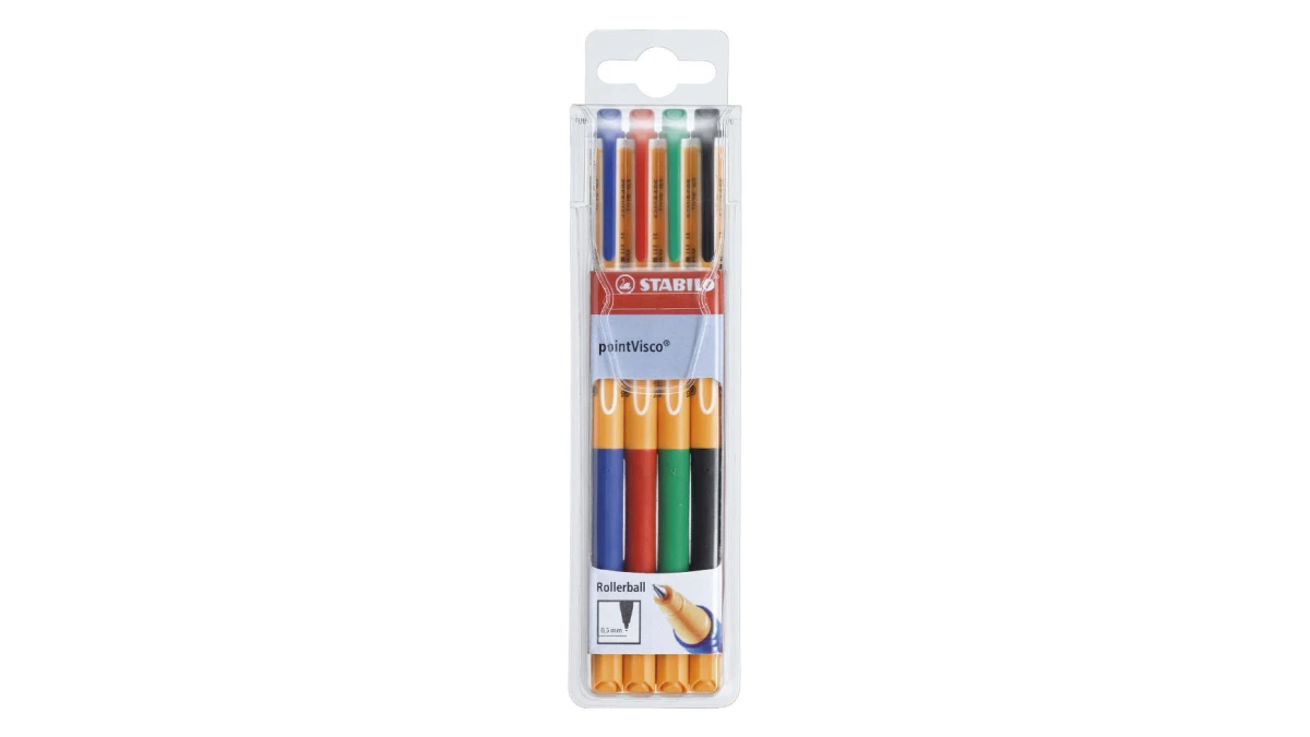 Gelschreiber PointVisco 0.5M 4 Farben - GRATIS ab 250.- CHF