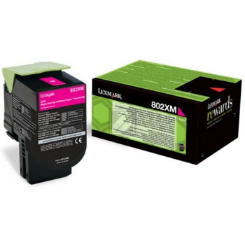 Lexmark Toner-Kit Corporate magenta HC plus + (80C2XME, 802XM)