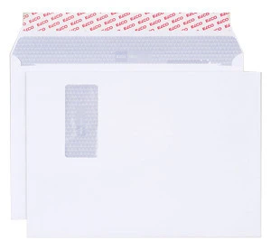 ELCO Briefumschläge Laser C4 324 x 229 mm, weiss, Fenster rechts, Pack à 250 Stück