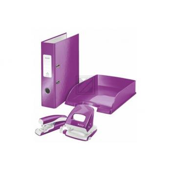LEITZ Ordner WOW 5,2cm 10060062 violett metallic A4