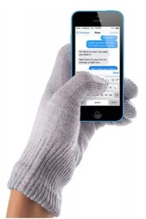Mujjo Touchscreen Handschuhe Lavender S/M
