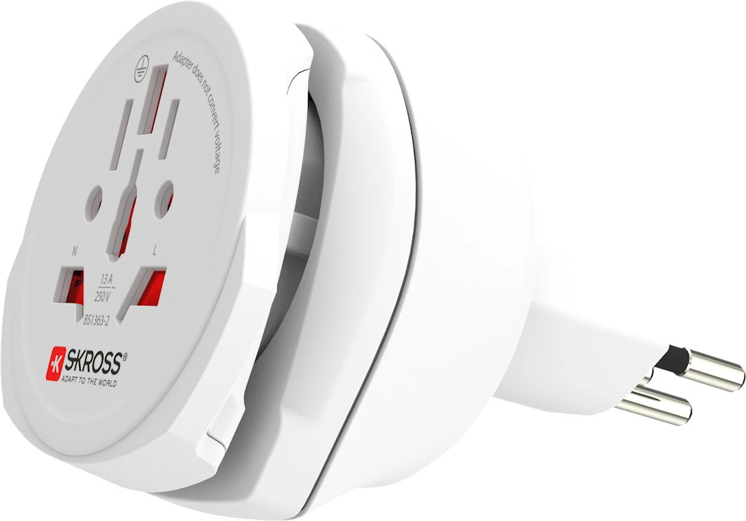 SKROSS Country Travel Adapter Combo World/EU to CH