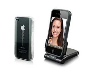 Dexim P-FLIP Power Play Dock & Schutzhülle iPhone 4/4S