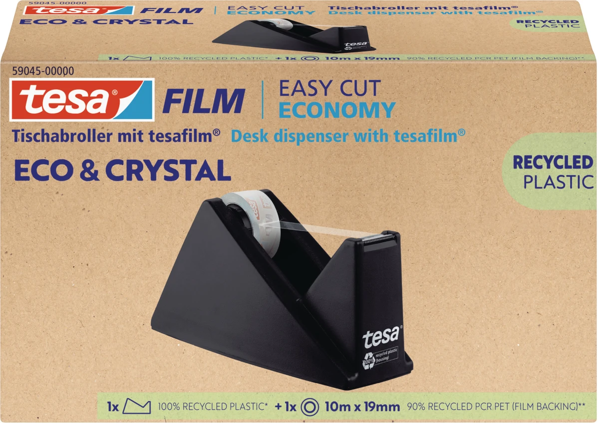 TESA Tesafilm Eco&Crystal Tischabroller Set