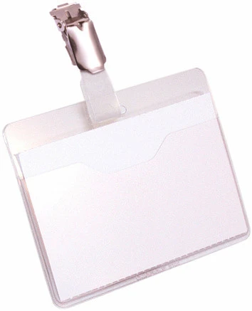 DURABLE Namensschild mit Clip 60 x 90 mm, 8106-19