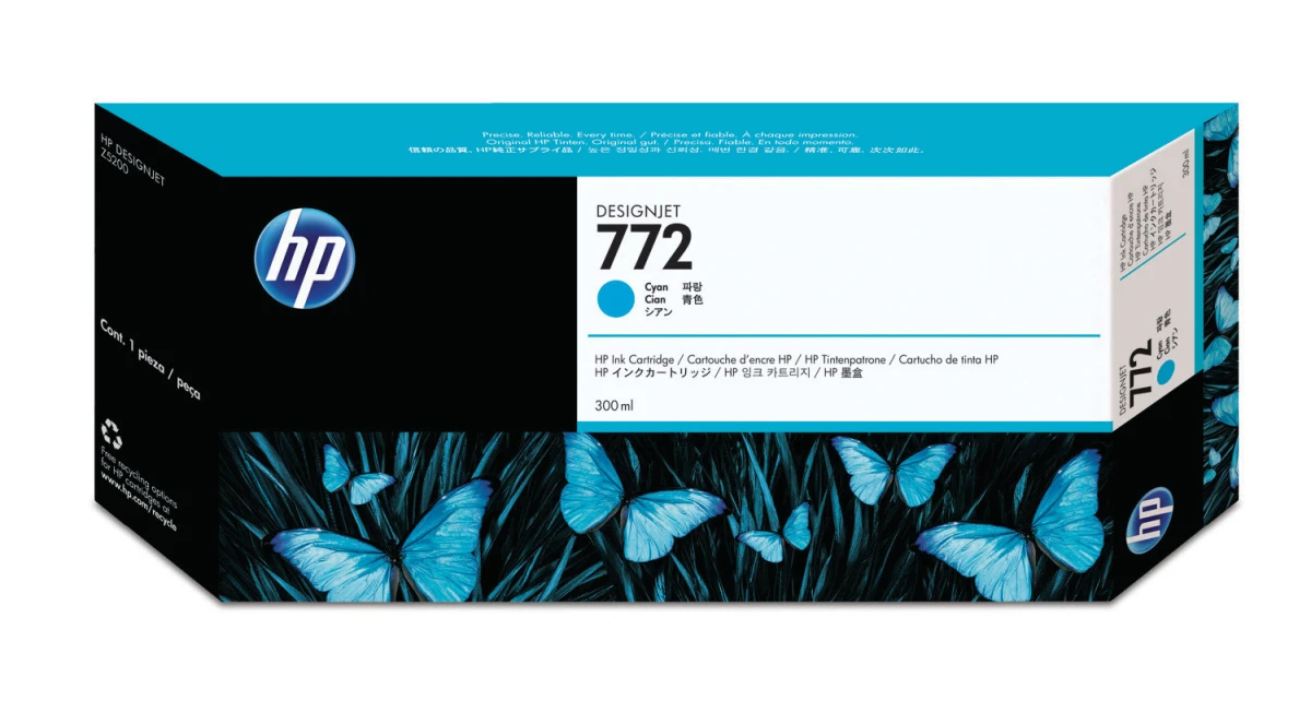 HP Tintenpatrone 772 cyan