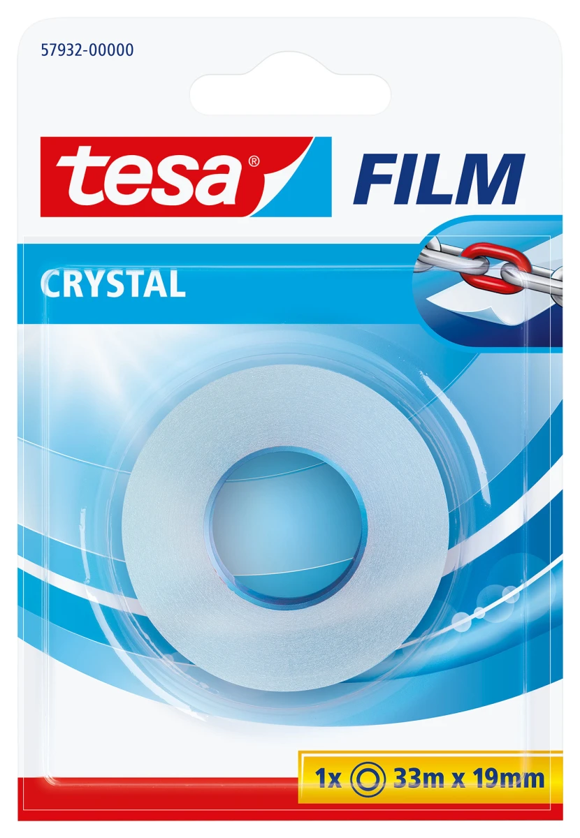 TESA Klebeband Crystal 19 mm x 33 m - Blister