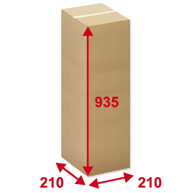 Versandkarton braun 21 x 21 x 93.5 cm