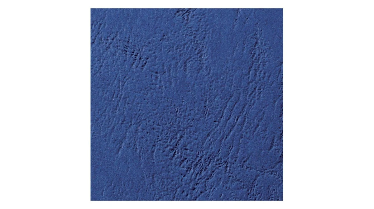 GBC LeatherGrain Deckblatt blau A4 250 g/m²