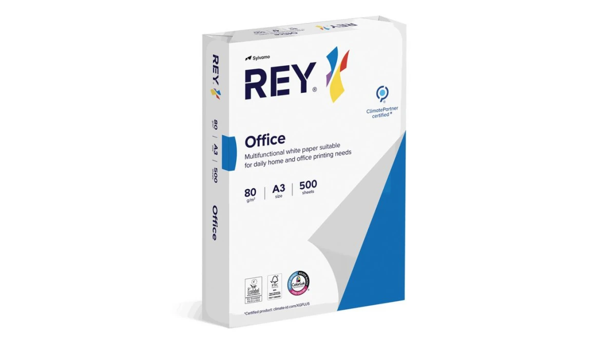 REY Kopierpapier Office A3, 80 g/m², 500 Blatt