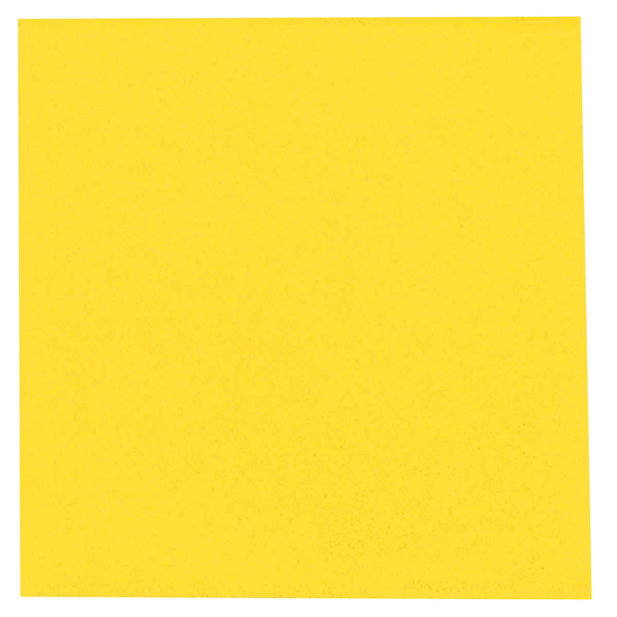 DENI meet Airlaid Servietten citron, 40 x 40 cm, 1/4 Falz, Pack à 50 Stück