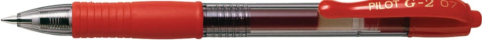 PILOT Gelschreiber G-2 0.4 mm, Schreibfarbe rot