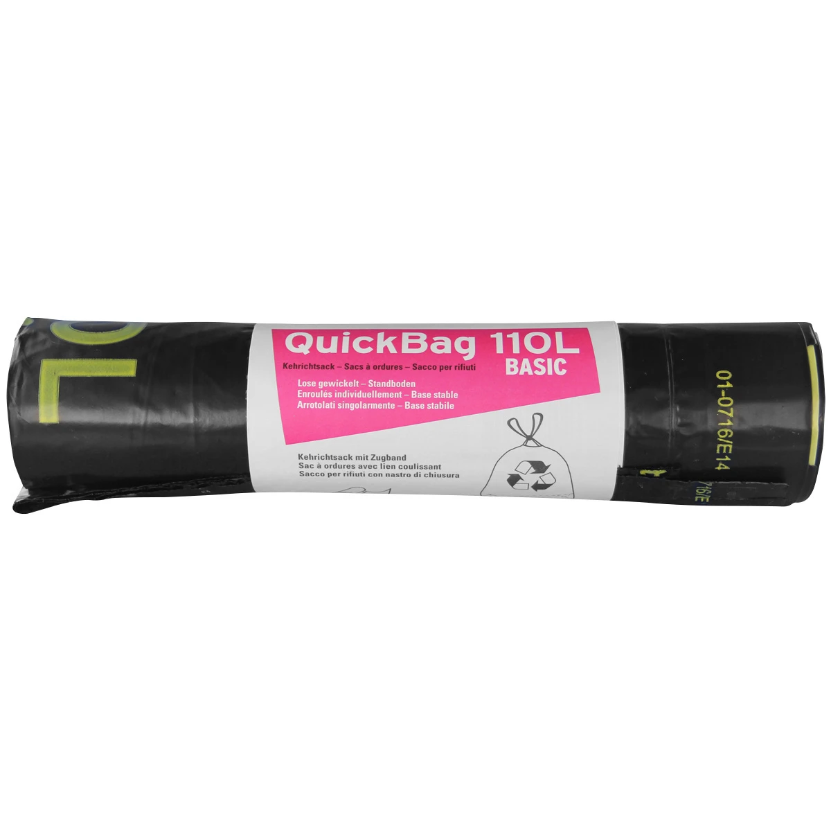 Kehrichtsäcke Quickbag 110 L, 10 Stück