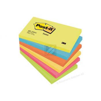 POST-IT Haftnotizen Energy 127x76mm 655-TFEN 6-farbig 6x100 Blatt