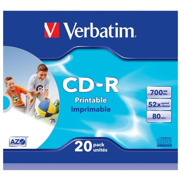 Verbatim 20-Pack CD-R AZO