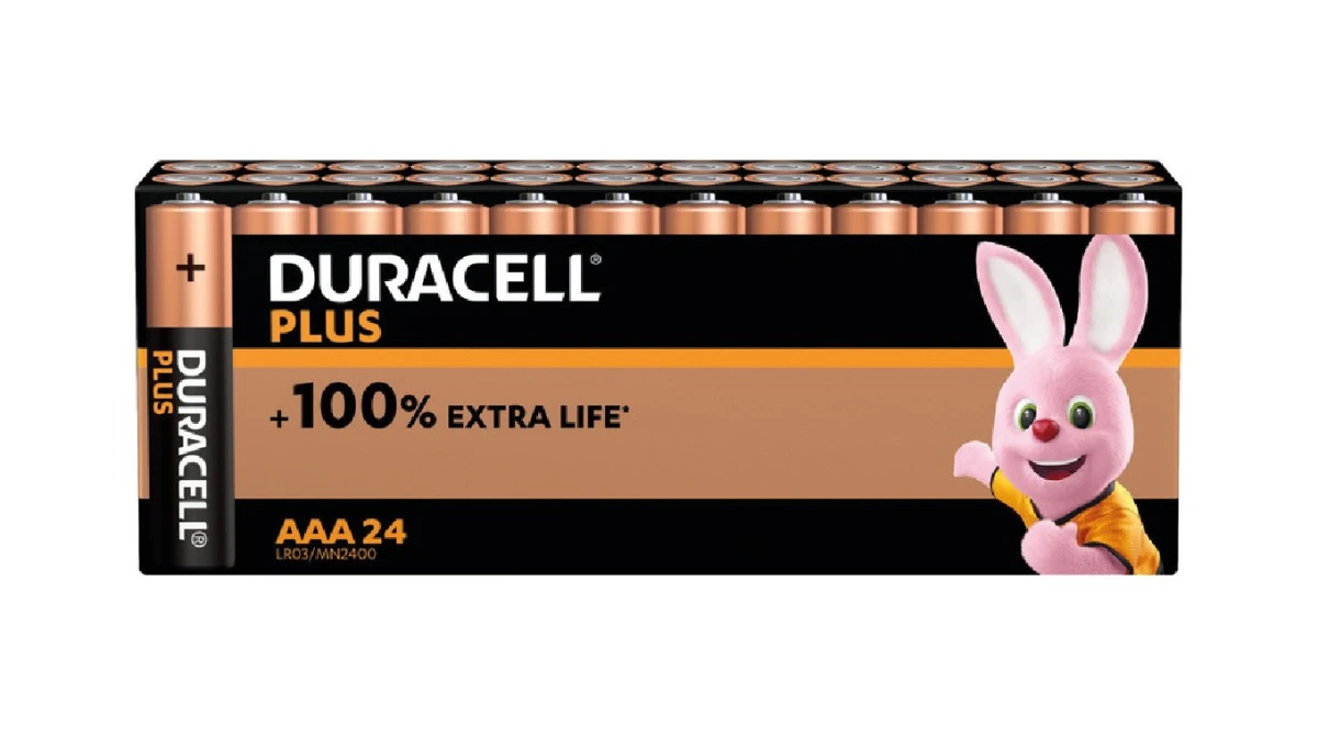 DURACELL Batterie Plus AAA 24er Pack