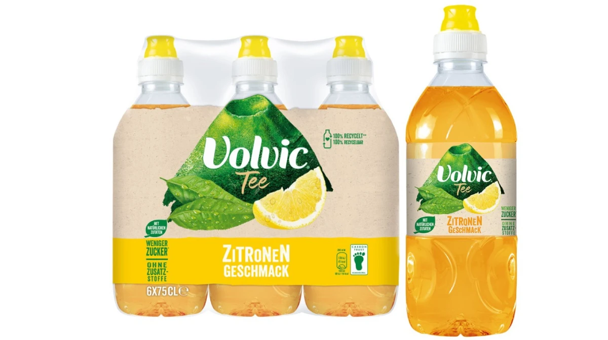 VOLVIC Tee Sportcap Zitrone 6 x 7.5 dl