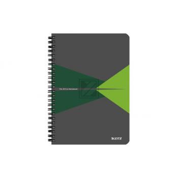 LEITZ Collegeblock Office Card A5 44580055 grün kariert