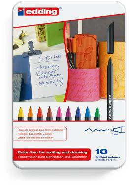 EDDING Faserschreiber 1200 Metallic. 1mm