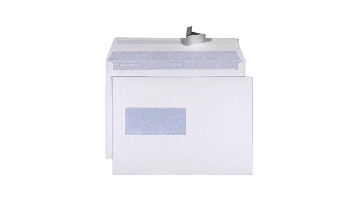METTLER Briefumschläge C5 - Fenster links - 500 Stück